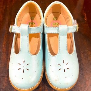 Posh Pickle Baby Blue Mary Janes
